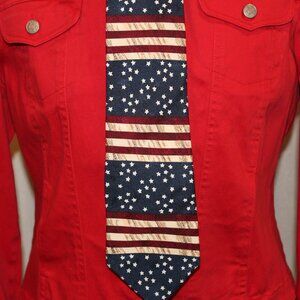 Vintage Tango by Max Raab Americana Series Silk Tie XL 61"